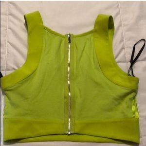 Bebe lime green top